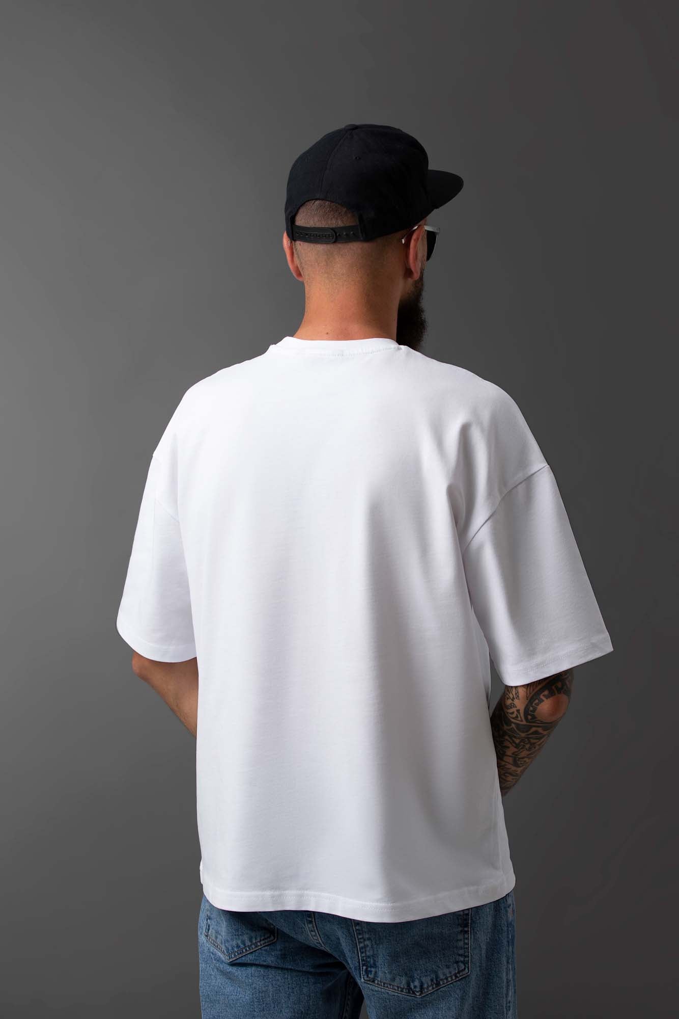 Basic Hood Brothers T - Shirt - White